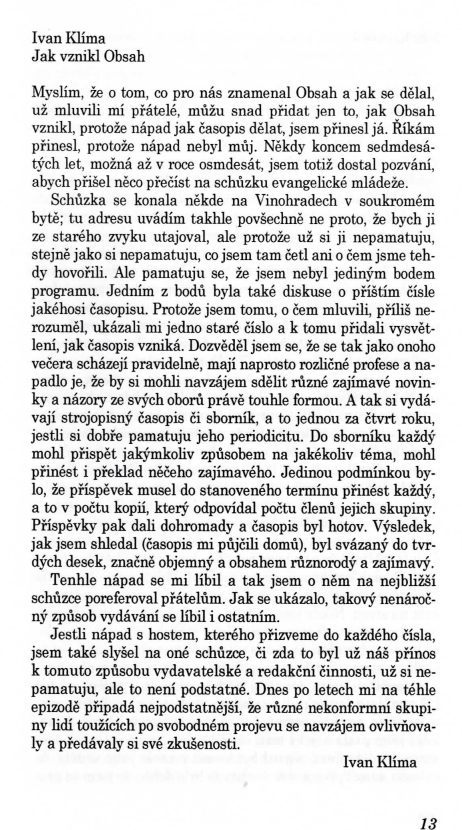 Klíma o obsahu